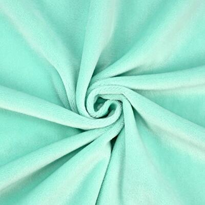 kullaloo Kuschelweicher Microfaser Plüschstoff in vielen Farben SuperSoft SHORTY 1,5 mm Flor mint Plüsch Meterware kullaloo Kuschelweicher Microfaser Plüschstoff in vielen Farben SuperSoft SHORTY 1,5 mm Flor mint Plüsch Meterware