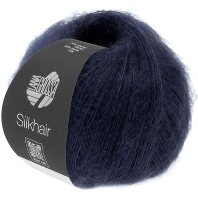 Lana Grossa Silkhair Feines Lace-Garn aus Superkid Mohair mit Seide Handstrickgarn aus 70% Mohair (Superkid) & 30% Seide 25g Wolle zum Stricken & Häkeln 210m Garn FB 27 Lana Grossa Silkhair Feines Lace-Garn aus Superkid Mohair mit Seide Handstrickgarn aus 70% Mohair (Superkid) & 30% Seide 25g Wolle zum Stricken & Häkeln 210m Garn FB 27