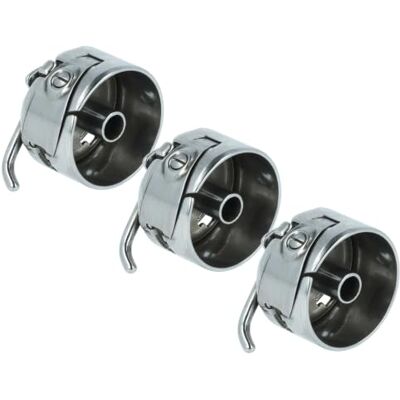 vhbw 3X Spulenkapsel kompatibel mit Juki DLN-415, DLN-412-2, DLN-415H für DLN-415-2-4, DLN 415-5, DLM-5490N-7 Industrienähmaschinen vhbw 3X Spulenkapsel kompatibel mit Juki DLN-415, DLN-412-2, DLN-415H für DLN-415-2-4, DLN 415-5, DLM-5490N-7 Industrienähmaschinen