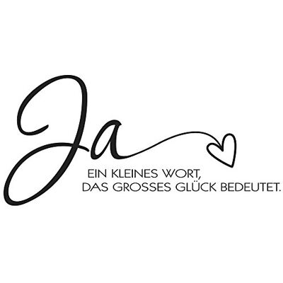 Rayher 28882000 Stempel Ja, EIN kleines Wort..., 5x9cm Rayher 28882000 Stempel Ja, EIN kleines Wort..., 5x9cm
