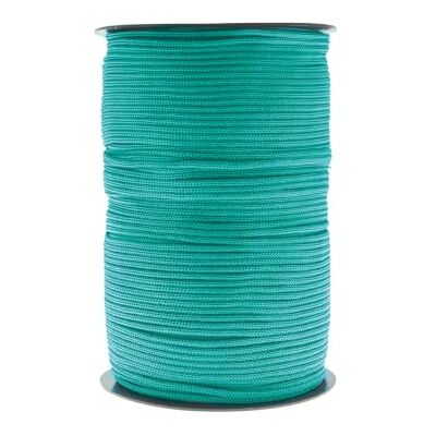 Stafil Thai Cord Kordelgarn Ø 3 mm für Häkeltaschen, 1 Rolle à 400 g/200 m, Farbe Türkis Stafil Thai Cord Kordelgarn Ø 3 mm für Häkeltaschen, 1 Rolle à 400 g/200 m, Farbe Türkis