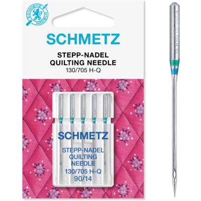 Schmetz Nähmaschinennadeln, hochwertig, 5 Stück, 130/705 H-Q (90/14) Schmetz Nähmaschinennadeln, hochwertig, 5 Stück, 130/705 H-Q (90/14)