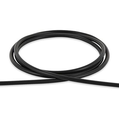Auroris 50m Rolle Kautschukband rund Ø 3mm schwarz Auroris 50m Rolle Kautschukband rund Ø 3mm schwarz