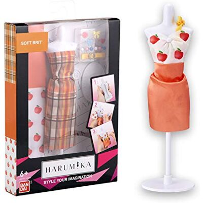 BANDAI Harumika – Designer-Set – Soft Brit' – Bastelset – Kreiere ohne Nadel und Faden Deine eigene Mode – 40413 BANDAI Harumika – Designer-Set – Soft Brit' – Bastelset – Kreiere ohne Nadel und Faden Deine eigene Mode – 40413