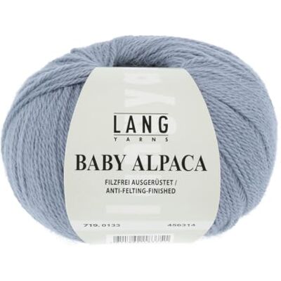 Lang Yarns Baby Alpaca Farbe: Jeans Hell (0133) 50 g / ca. 170 m Wolle Lang Yarns Baby Alpaca Farbe: Jeans Hell (0133) 50 g / ca. 170 m Wolle
