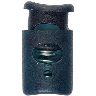 Jajasio 10 Kordelstopper 1 loch bis 6mm Kordeldurchmesser #06 / Farbe: 04 – dunkelblau Jajasio 10 Kordelstopper 1 loch bis 6mm Kordeldurchmesser #06 / Farbe: 04 – dunkelblau
