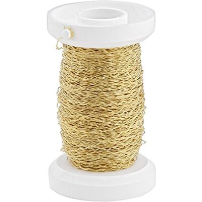 Hobbyfun Effektdraht 0,25 mm Gold 50 m Hobbyfun Effektdraht 0,25 mm Gold 50 m