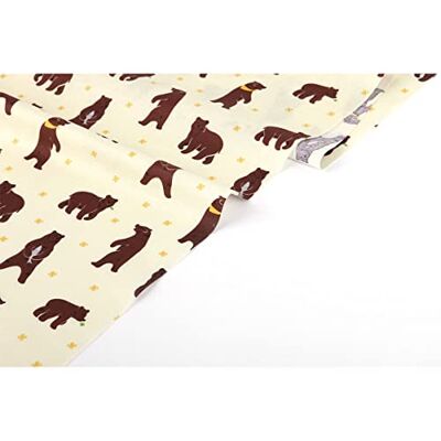 Dailylike DDF171 Baumwolle Stoffe, Grizzlybär, 14m Dailylike DDF171 Baumwolle Stoffe, Grizzlybär, 14m