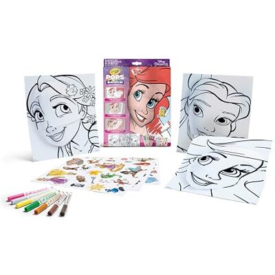 CRAYOLA POPS Set mit 3D-Aktivitäten, zum Ausmalen und Erstellen von 3D-Bildern, Kreative Aktivität und Geschenk für Kinder, Thema Disney Princess, ab 6 Jahren, 04-0743 CRAYOLA POPS Set mit 3D-Aktivitäten, zum Ausmalen und Erstellen von 3D-Bildern, Kreative Aktivität und Geschenk für Kinder, Thema Disney Princess, ab 6 Jahren, 04-0743