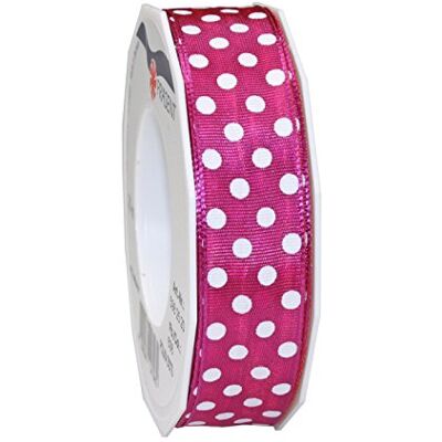 C.E. Pattberg Polka DOTS Band Magenta/weiß 20 m - Geschenkband C.E. Pattberg Polka DOTS Band Magenta/weiß 20 m - Geschenkband