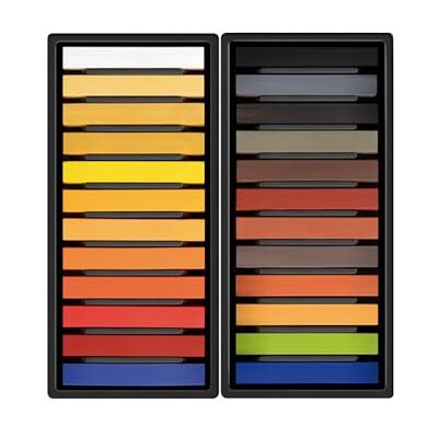 MILAN Schachtel mit 24 weichen Pastellfarben, Porträtkunst, mehrfarbig, normal MILAN Schachtel mit 24 weichen Pastellfarben, Porträtkunst, mehrfarbig, normal