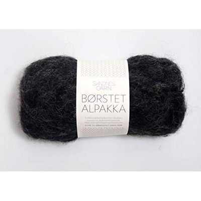 Sandnes Garn Borstet Alpakka col.1099 black ca.110 m 50 g Sandnes Garn Borstet Alpakka col.1099 black ca.110 m 50 g