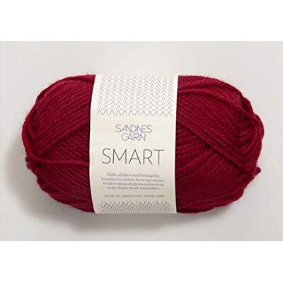 Sandnes Garn Smart col.4065 wine ca.100 m 50 g Sandnes Garn Smart col.4065 wine ca.100 m 50 g