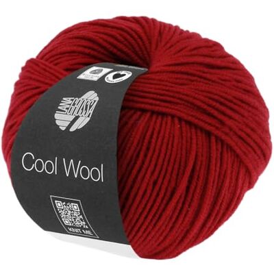 Lana Grossa Cool Wool Uni Extrafeine Merinowolle waschmaschinenfest und filzfrei Handstrickgarn aus 100% Schurwolle (Merino extrafein) 50g Wolle zum Stricken & Häkeln 160m Garn FB 514 Lana Grossa Cool Wool Uni Extrafeine Merinowolle waschmaschinenfest und filzfrei Handstrickgarn aus 100% Schurwolle (Merino extrafein) 50g Wolle zum Stricken & Häkeln 160m Garn FB 514
