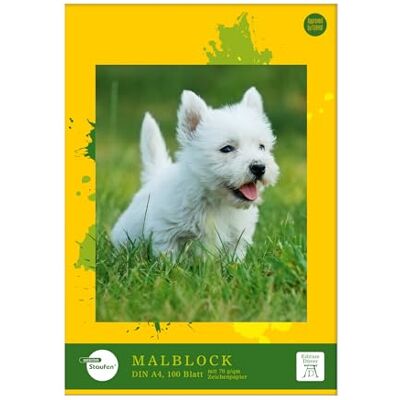 Staufen Lumart Malblock 5 Stück à 100 Blatt, DIN A4, 70 g/m² Papier Staufen Lumart Malblock 5 Stück à 100 Blatt, DIN A4, 70 g/m² Papier