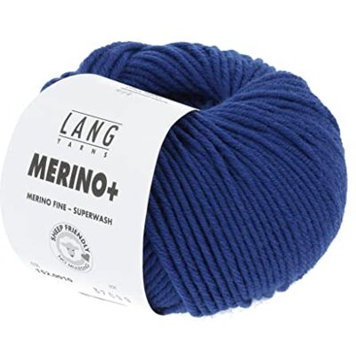 Lang Yarns Merino + 0010 royal Lang Yarns Merino + 0010 royal