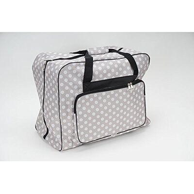 Unbekannt Nähmaschinen Tasche XL (Creme/weiß gepunktet) Unbekannt Nähmaschinen Tasche XL (Creme/weiß gepunktet)
