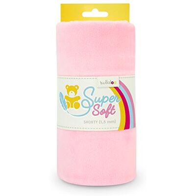 kullaloo Plüsch Stoff SuperSoft SHORTY in vielen Farben 1,5mm Florlänge, EN 71-3 & EN 71-9 Zertifiziert (hellrosa/baby pink) kullaloo Plüsch Stoff SuperSoft SHORTY in vielen Farben 1,5mm Florlänge, EN 71-3 & EN 71-9 Zertifiziert (hellrosa/baby pink)