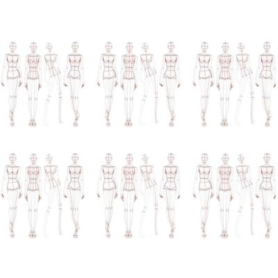 Wudhgslc Zeichnungsvorlage Lineal 6X – Humanoide Proportionen, Mode Design Zeichnungsvorlage: Zeitersparnis im Design – 6x Vorlagen, humanoide Proportionen, klare Stilstruktur, präzise Maße Wudhgslc Zeichnungsvorlage Lineal 6X – Humanoide Proportionen, Mode Design Zeichnungsvorlage: Zeitersparnis im Design – 6x Vorlagen, humanoide Proportionen, klare Stilstruktur, präzise Maße