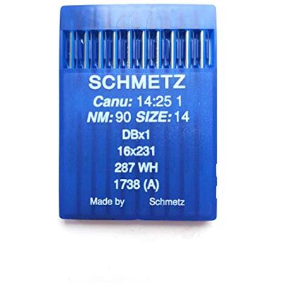 SCHMETZ Nähmaschinennadeln für Industrienähmaschinen: 16 x 231 CANU 14:25 1 (10 Stück) 14/90 SCHMETZ Nähmaschinennadeln für Industrienähmaschinen: 16 x 231 CANU 14:25 1 (10 Stück) 14/90