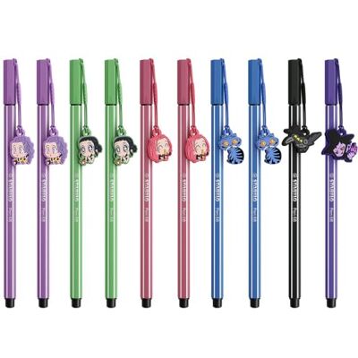STABILO Pen 68 KPop Demon Hunters Premium-Filzstift, 10er Pack, 6 Farben , Farbmix, unterschiedliche Charaktere STABILO Pen 68 KPop Demon Hunters Premium-Filzstift, 10er Pack, 6 Farben , Farbmix, unterschiedliche Charaktere
