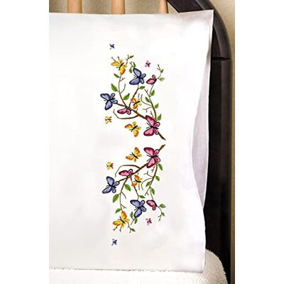 Design Works Crafts Schmetterlinge mit Prägung für Stickkissenbezüge Design Works Crafts Schmetterlinge mit Prägung für Stickkissenbezüge