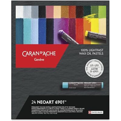 Caran d'Ache Neoart 6901 Wachsolestifte - Packung 24 Caran d'Ache Neoart 6901 Wachsolestifte - Packung 24
