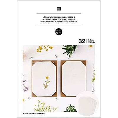 Rico Design Löschpapier für Blumenpresse A5 Rico Design Löschpapier für Blumenpresse A5