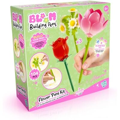 Canal Toys Bloom Pen 3er Set Blumenstifte zum Bauen ab 6 J. BLM 002 Rose, Lotus & Margerite Glitzer- & Dufttinte DIY Schreibset Deko-Bouquet für Schreibtisch & Vase Geschenkidee Kinder Canal Toys Bloom Pen 3er Set Blumenstifte zum Bauen ab 6 J. BLM 002 Rose, Lotus & Margerite Glitzer- & Dufttinte DIY Schreibset Deko-Bouquet für Schreibtisch & Vase Geschenkidee Kinder