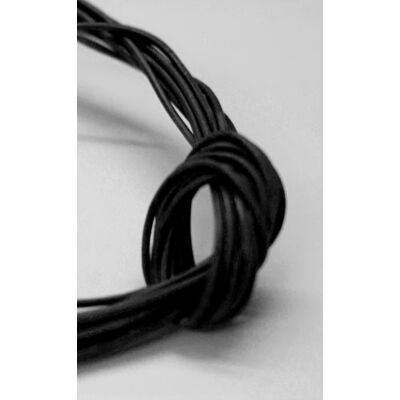 Unbekannt Lederbänder, 2 mm, 1 m lang, schwarz, 10 Stück Unbekannt Lederbänder, 2 mm, 1 m lang, schwarz, 10 Stück