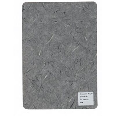 Hobbyfun STYLO Strohseide 25 g/m², 50 x 70 cm, grau Hobbyfun STYLO Strohseide 25 g/m², 50 x 70 cm, grau