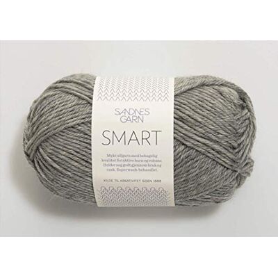 Sandnes Garn Smart col.1042 grey mottled ca.100 m 50 g Sandnes Garn Smart col.1042 grey mottled ca.100 m 50 g