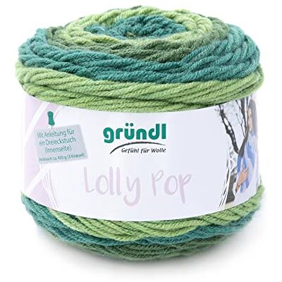 Gründl 3582-06 Garn, Minzstrudel, ca. 240 m Häkel- und Strickgarn Dicke Wolle mit Farbverlauf Weich und hautfreundlich 150 g / 240 m Nadelstärke 5–6 Gründl 3582-06 Garn, Minzstrudel, ca. 240 m Häkel- und Strickgarn Dicke Wolle mit Farbverlauf Weich und hautfreundlich 150 g / 240 m Nadelstärke 5–6