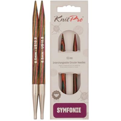 KnitPro Symfonie Austauschbare Nadelspitzen 5" (13cm) 6,5mm KnitPro Symfonie Austauschbare Nadelspitzen 5" (13cm) 6,5mm