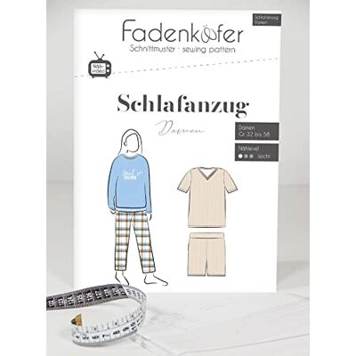 Fadenkäfer - Schlafanzug-Schnitt - Damen - Sewing pattern Fadenkäfer - Schlafanzug-Schnitt - Damen - Sewing pattern