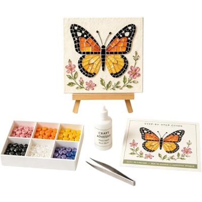 Generic DIY Blumen-Meerglas-Mosaik-Kunstset, Gießkannen-Bastelset Kreativ-Set für Erwachsene, Anfänger, Mosaik, Perlen, Fliesen, handgefertigt, Heimdekoration, Geburtstagsgeschenk Generic DIY Blumen-Meerglas-Mosaik-Kunstset, Gießkannen-Bastelset Kreativ-Set für Erwachsene, Anfänger, Mosaik, Perlen, Fliesen, handgefertigt, Heimdekoration, Geburtstagsgeschenk