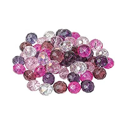 Pracht Glasschliffperlen, 12 mm, 25 Stück Lila/Pink Pracht Glasschliffperlen, 12 mm, 25 Stück Lila/Pink
