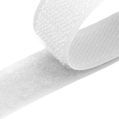 maDDma 4m Klettband zum Nähen 20mm Flausch- & Hakenband 50 Farben Klettverschluss, Größe:20mm, Gurtband:501 weiß maDDma 4m Klettband zum Nähen 20mm Flausch- & Hakenband 50 Farben Klettverschluss, Größe:20mm, Gurtband:501 weiß