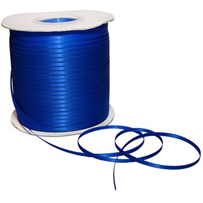Morex 08803/500-352 Doppelseitiges Satinband, 0,3 cm x 457,2 m, elektroblaues Band für Geschenkverpackungen, Geschenkkarten, Satinkleid, Seidenbänder zum Basteln, Hochzeitsgeschenke Morex 08803/500-352 Doppelseitiges Satinband, 0,3 cm x 457,2 m, elektroblaues Band für Geschenkverpackungen, Geschenkkarten, Satinkleid, Seidenbänder zum Basteln, Hochzeitsgeschenke
