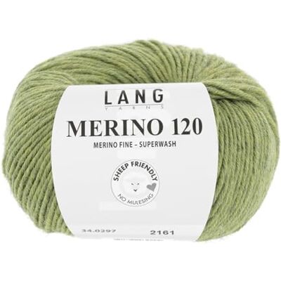 Lang Yarns Merino 120 Superwash 0297 helloliv melange Lang Yarns Merino 120 Superwash 0297 helloliv melange