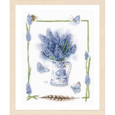 Lanarte Kreuzstich Stickpackungen Gezählter Kreuzstichbilder Set BLAUE TRAUBEN Wanddekoration Handarbeit Set für Erwachsene 27 x 37 cm DIY Deko Bastelset Handwerker Kreative Geschenkset Lanarte Kreuzstich Stickpackungen Gezählter Kreuzstichbilder Set BLAUE TRAUBEN Wanddekoration Handarbeit Set für Erwachsene 27 x 37 cm DIY Deko Bastelset Handwerker Kreative Geschenkset