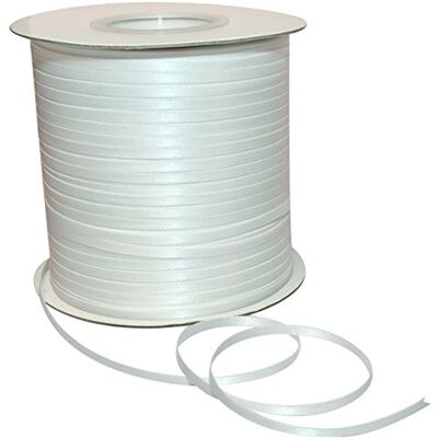Morex 08803/500-029 Doppelseitiges Satinband, 0,3 cm x 457,2 m, weißes Band für Geschenkverpackungen, Geschenkkarten, Satinkleid, Seidenbänder zum Basteln, Hochzeitsgeschenke Morex 08803/500-029 Doppelseitiges Satinband, 0,3 cm x 457,2 m, weißes Band für Geschenkverpackungen, Geschenkkarten, Satinkleid, Seidenbänder zum Basteln, Hochzeitsgeschenke