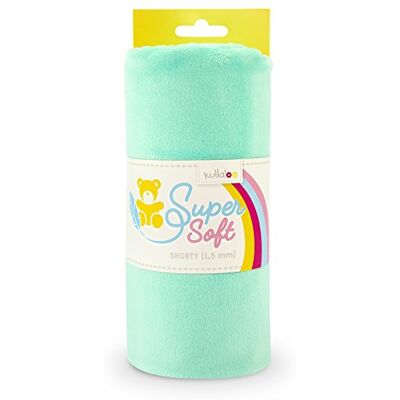 kullaloo Plüsch Stoff SuperSoft SHORTY in vielen Farben 1,5mm Florlänge, EN 71-3 & EN 71-9 Zertifiziert (mint) kullaloo Plüsch Stoff SuperSoft SHORTY in vielen Farben 1,5mm Florlänge, EN 71-3 & EN 71-9 Zertifiziert (mint)