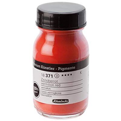 Schmincke feinste Künstler-Pigmente, Zinnoberrot 100 ml Schmincke feinste Künstler-Pigmente, Zinnoberrot 100 ml