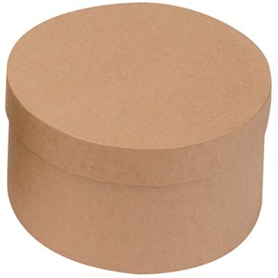 GLOREX 6 2028 001 Pappdosen-Set, 12-teilig, Pappe, Natur, 15 x 15 x 9 cm GLOREX 6 2028 001 Pappdosen-Set, 12-teilig, Pappe, Natur, 15 x 15 x 9 cm
