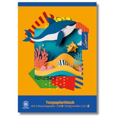 Staufen Lumart Tonpapierblock 2 Stück à 20 Blatt, DIN A4, 130 g/m² Zertifiziert mit dem Blauen Engel, fröhlicher Farbenmix in 10 verschiedenen Farben Staufen Lumart Tonpapierblock 2 Stück à 20 Blatt, DIN A4, 130 g/m² Zertifiziert mit dem Blauen Engel, fröhlicher Farbenmix in 10 verschiedenen Farben