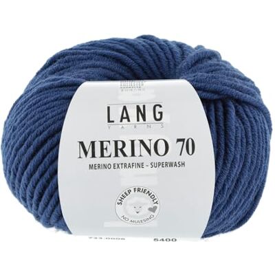 Lang Yarns Merino 70 0006 blau Lang Yarns Merino 70 0006 blau