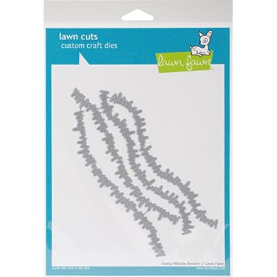 Lawn Fawn Custom Craft Dies Grassy Hillside Border dies by Lawn Fawn Custom Craft Dies Grassy Hillside Border dies by