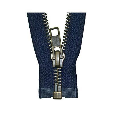 YKK Reißverschluss 1 Wege teilbar Marineblau 55 cm Metall Metallzähne YKK Reißverschluss 1 Wege teilbar Marineblau 55 cm Metall Metallzähne