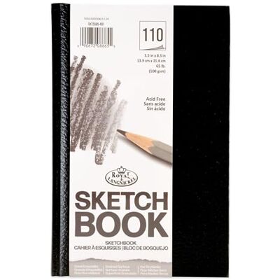 Royal & Langnickel 5,5 x 8,5 Zoll gebundenes Skizzenbuch Royal & Langnickel 5,5 x 8,5 Zoll gebundenes Skizzenbuch